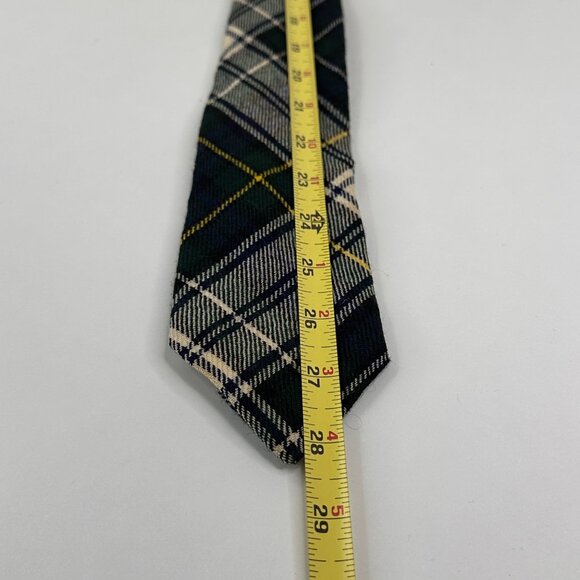 Campbell Dress Tartan Plaid Tie By Lochcarron 100% Wool Mens 56"x3" - Picture 7 of 7